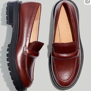 Madewell Brown Leather Loafers